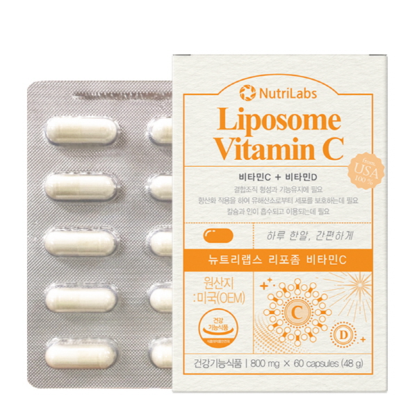뉴트리랩스 리포좀 비타민C (600mg*60캡슐)