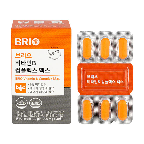 브리오 / 비타민B 컴플렉스 맥스 (1,000mg*30정)