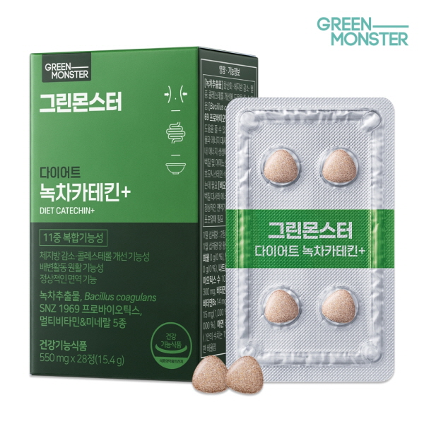 [그린몬스터] 다이어트14in1 녹차카테킨플러스 (550mg*28정)